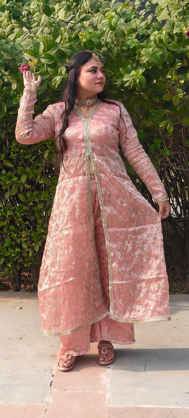 TABARRUK PARTY WEAR KURTA PALAZZO SET